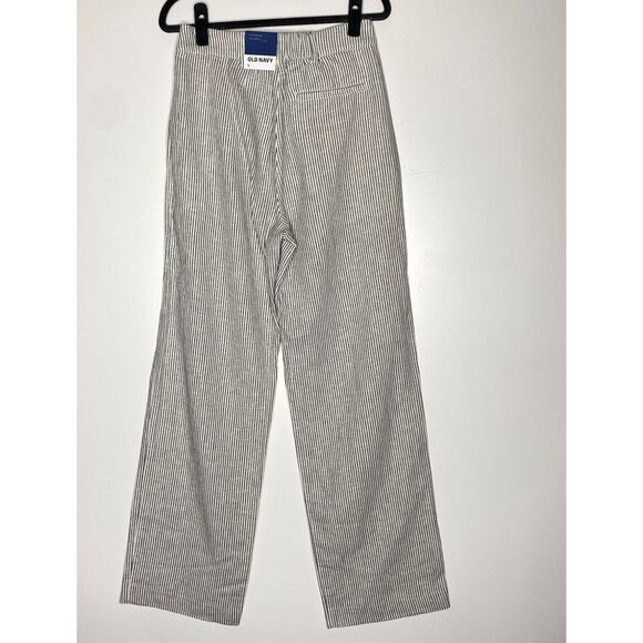 New Old Navy Linen Blend High-Waisted Taylor Wide-Leg Pants Women's Size Small - Picture 8 of 9